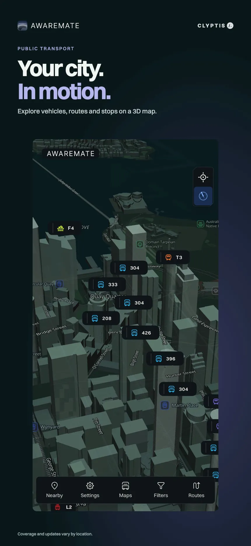 Awaremate public transport layer